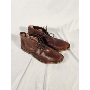Franco Fortini Mens Dade Chukka Leather Boots Brown Comfort Preppy US:12